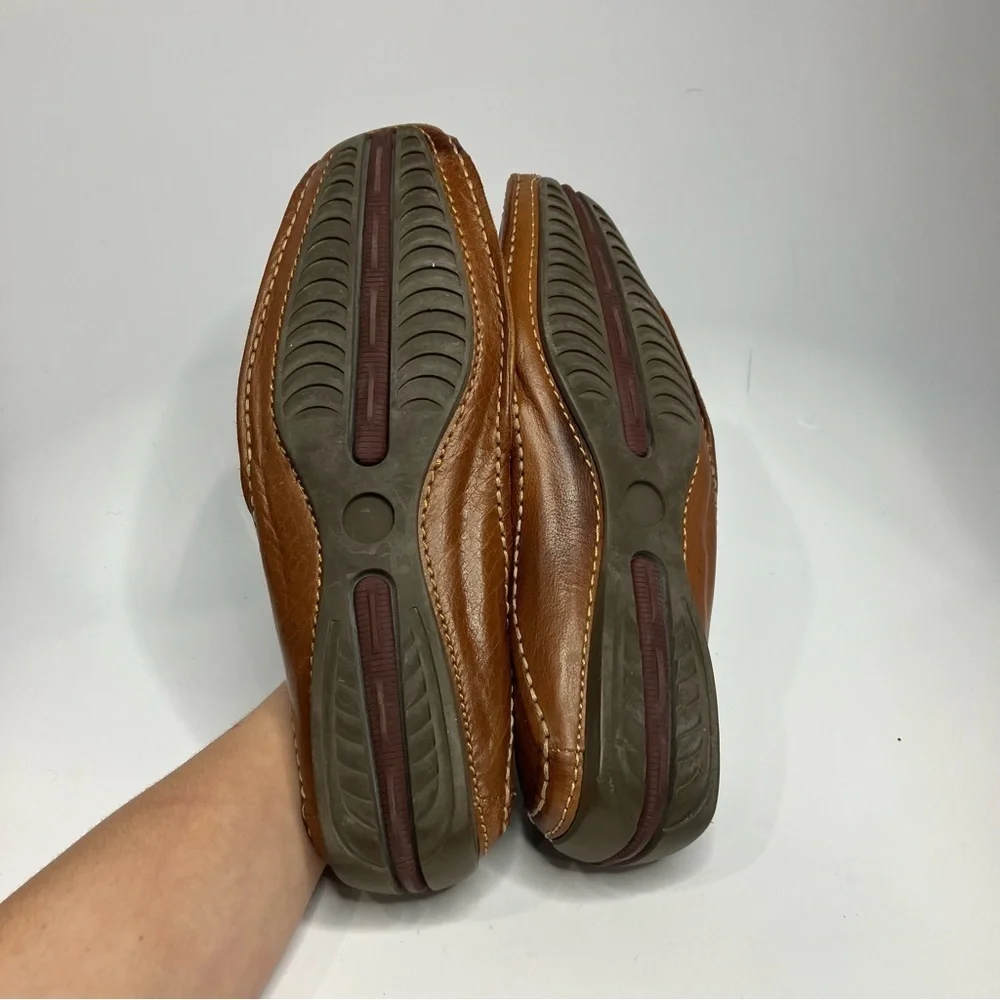 Steve Madden driving loafers brown‎ leather size 9